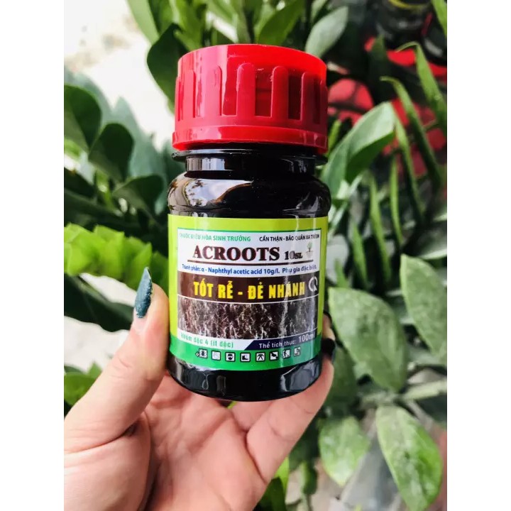 Phân Bón Siêu Kích Rễ ACROOTS 10SL NAA Tốt Rễ Đẻ Nhánh - 2 chai 100ml