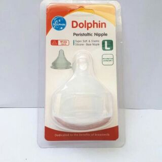 Núm ty thay thế cổ rộng/cổ hẹp Dolphin sillicon