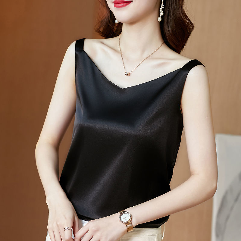 Áo Hai Dây Vải Satin Thời Trang Cá Tính Cho Nữ | BigBuy360 - bigbuy360.vn