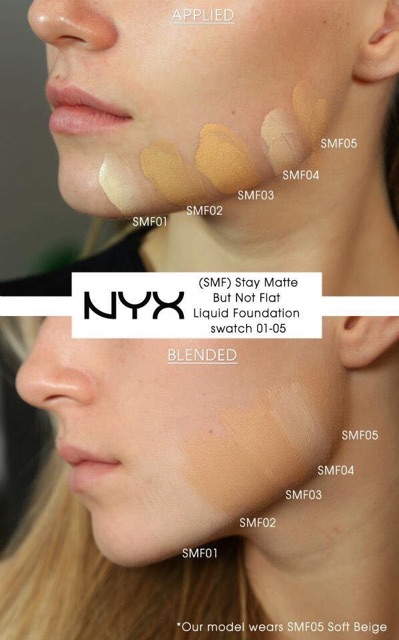 Kem nền NYX Stay Matte But Not Flat Liquid Foundation