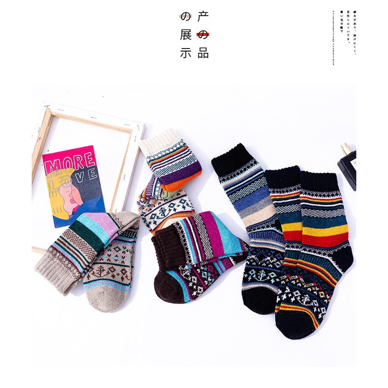 SET TẤT THỔ CẨM 5 ĐÔI M18 XINH XẮN