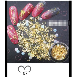 charm hũ trang trí nail