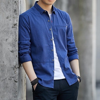 Áo Sơ Mi Dài Tay Thời Trang Công Sở Lịch Lãm Dành Cho Nam 1808