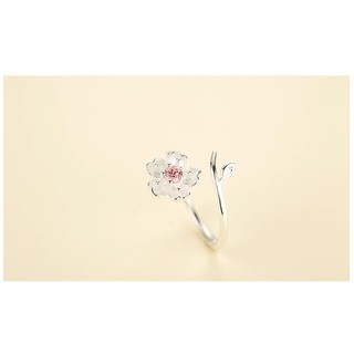 Nhẫn bạc Hoa anh đào Sakura