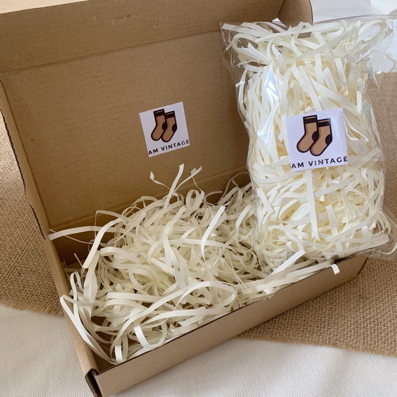 Giấy rơm giấy vụn lót hộp quà tặng