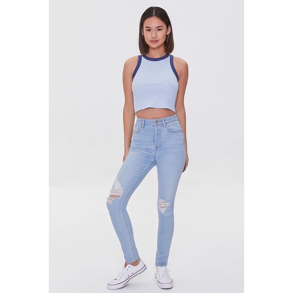 Áo croptop nữ sát nách dáng ôm