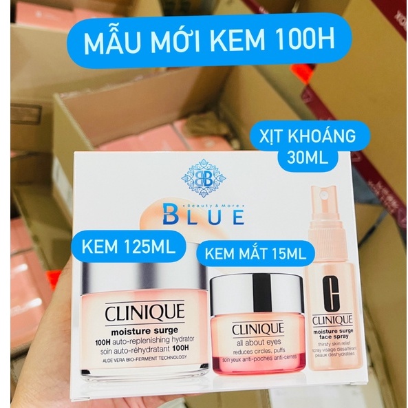 Set dưỡng da Clinique hồng