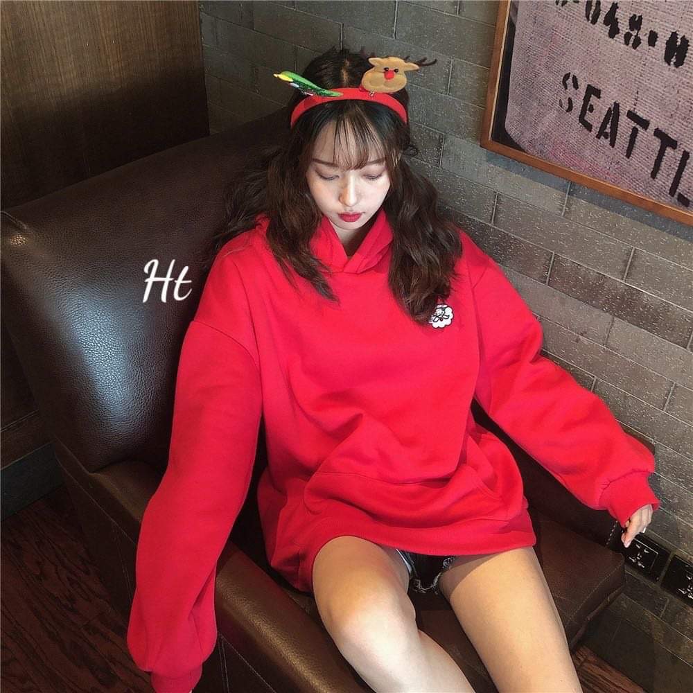 Áo hoodie Noel logo nhỏ HTH1220