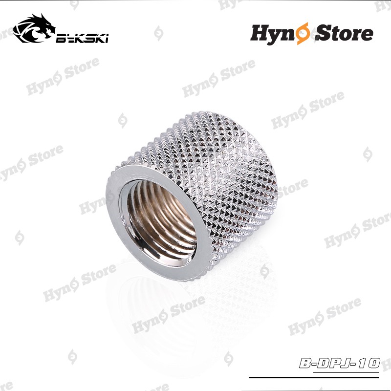 Fit nối double Female ren G1/4 Bykski tản nhiệt nước custom - Hyno Store