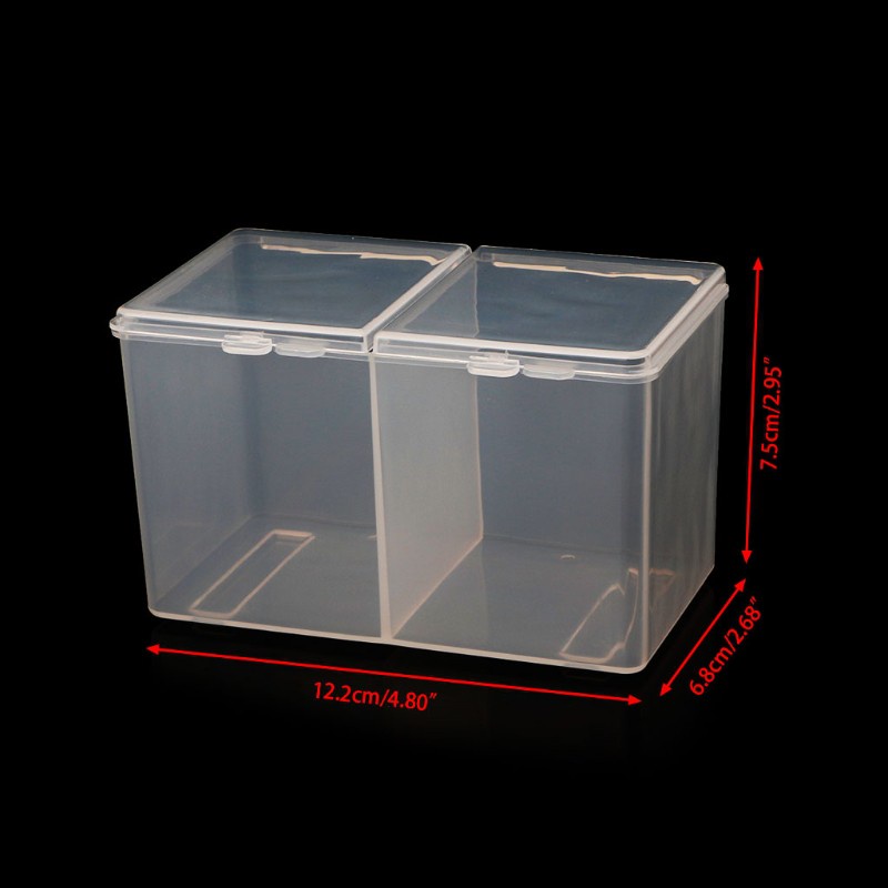 Hộp đựng bông trang điểm giấy tẩy trang đá làm móng tiện dụng