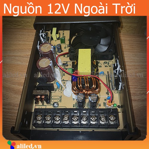 Nguồn 12V 33A vỏ nhôm tản nhiệt - Nguồn Ngoài trời 12V30A- Nguồn Adapter- Nguồn Ngoài trời 12V