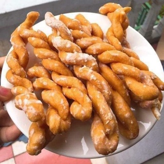 bánh quẩy thừng số 8 tuổi thơ.ngọt thơm,giòn tan