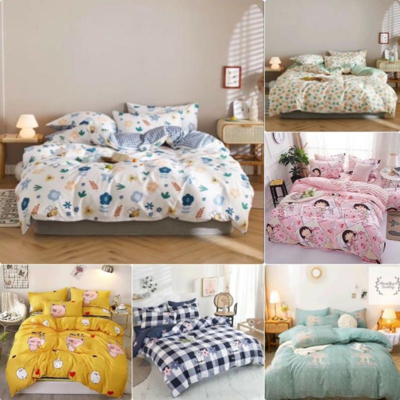 HOT TREND Vỏ Chăn Lẻ Kích Thước 2Mx2M2, Có Khóa Kéo Dùng Để Lồng Ruột Chăn, Vỏ Chăn Rời Theo Bộ Nhập Khẩu Cotton Poly