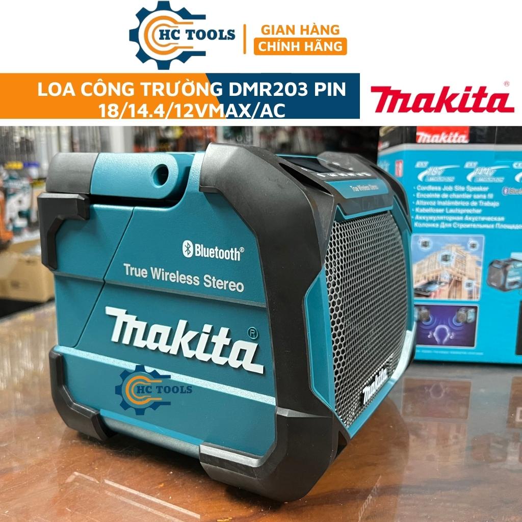 Loa công trường dùng pin 18/14.4/12Vmax/AC Makita DMR203 (không kèm pin sạc) - chính hãng | HÙNG CƯỜ