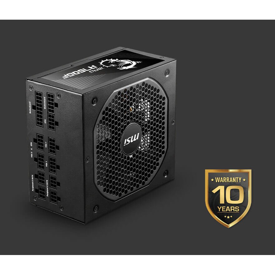 Nguồn máy tính MSI MPG A750GF 750W - 80 Plus Gold - Full modular