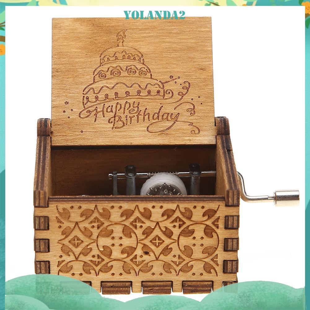 Hộp Nhạc Bằng Gỗ Vận Hành Thủ Công