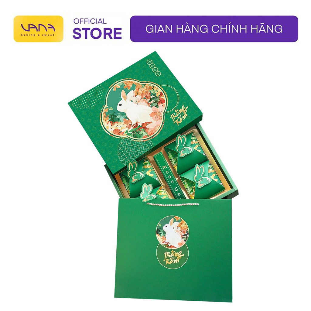 [Mẫu mới 2022] Hộp trung thu 4 bánh