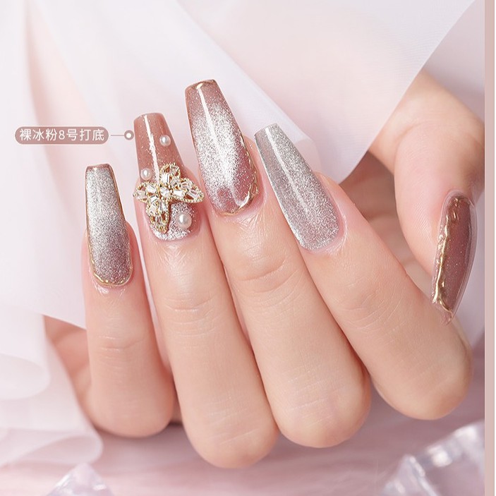 Sơn mắt mèo kim cương AS bạc