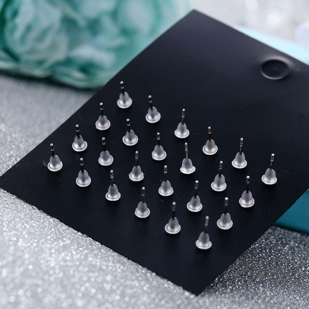 Bông Tai Hình Tròn Lấp Lánh Tinh Tế Thời Trang Cho Nữ|Set 12 Đôi Bông Tai Xinh Xắn Thời Trang Dành Cho Nữ
