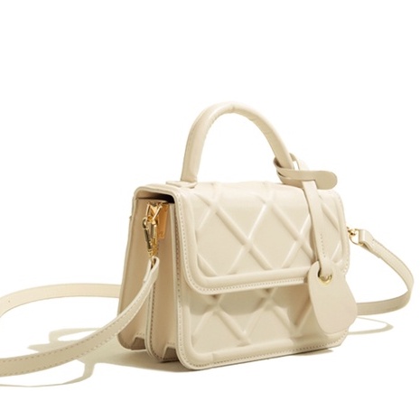 🌸Hàng Order🌸 Túi Xách Muzi&kai Chính Hãng Da Vân Họa Tiết Quai Da Kèm Phối Xích Quả Lắc Sang Chảnh Nữ Tính 🌸 Quảng Châu