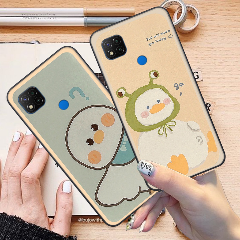 Ốp Xiaomi Redmi 9C bộ hình cute dễ thương gấu thỏ xinh xắn vẽ tay lạ mắt