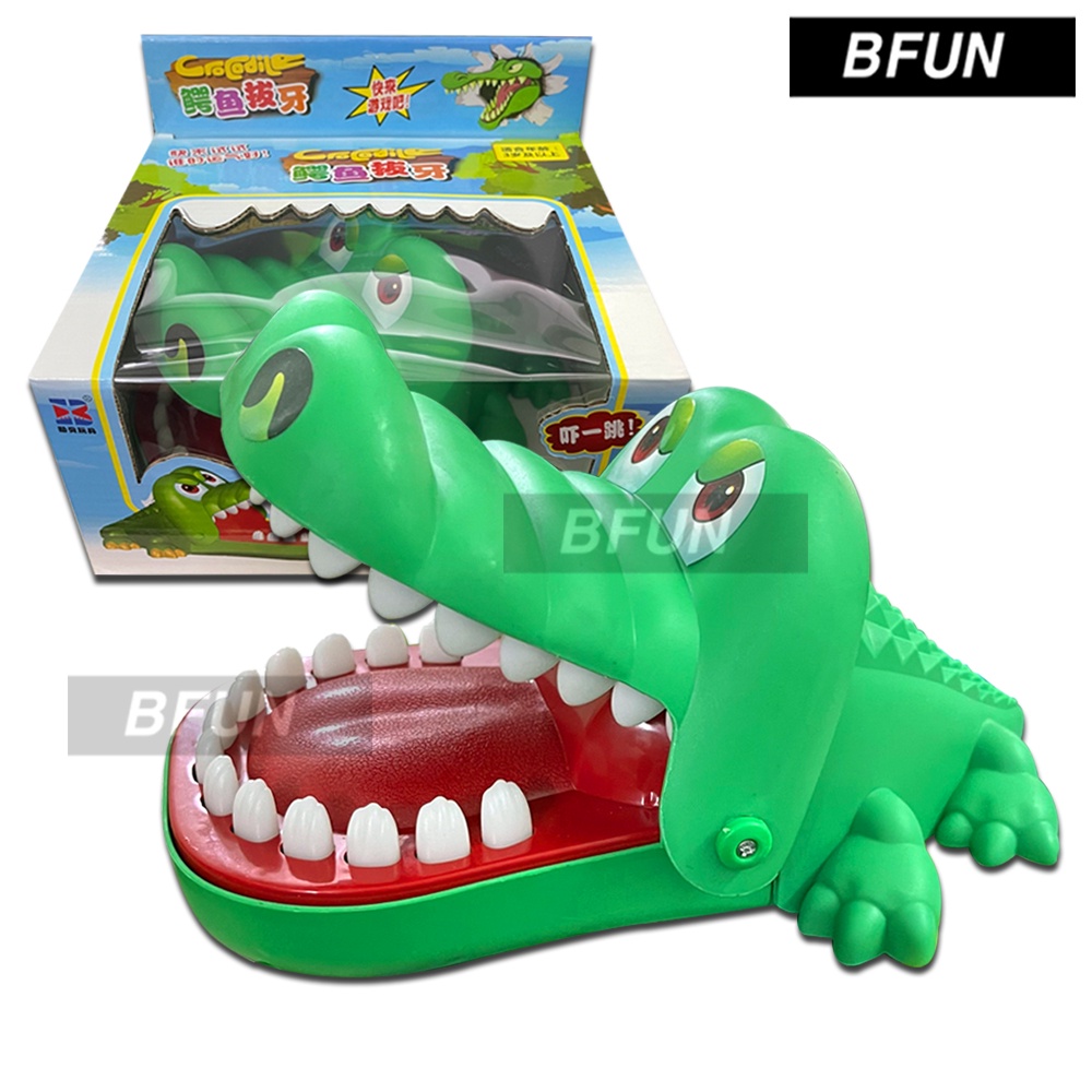 Đồ Chơi Khám Răng Cá Sấu / Cá Mập LOẠI KHỦNG LỒ - Cá Sấu Cắn Tay Vui Nhộn Kịch Tính , Đồ Chơi Trẻ Em Bfun