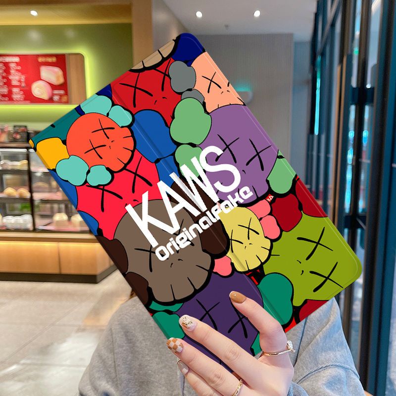 Bao Da Máy Tính Bảng In Hình Kaws Sesame Street Cho iPad Pro 10.5 inch iPad 2 / 3 / 4 Mini 2 / 3 5 / 6 Air 1 / 2 Ốp