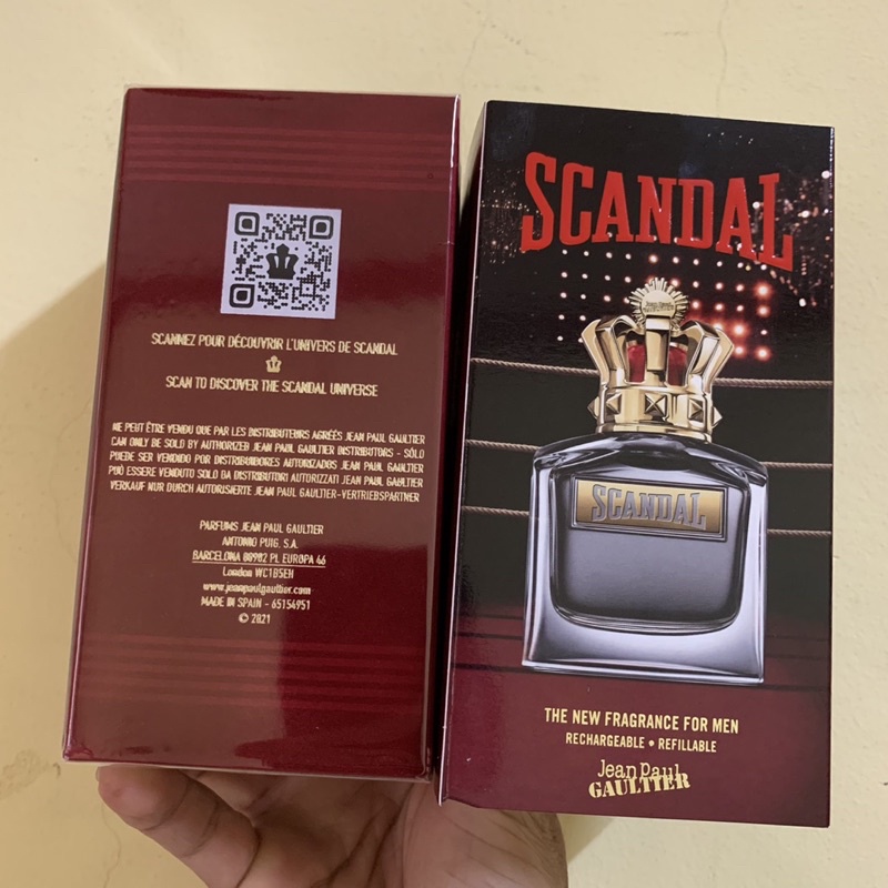 Nước hoa nam Jean Paul Gaultier Scandal Pour Homme 100ml full seal