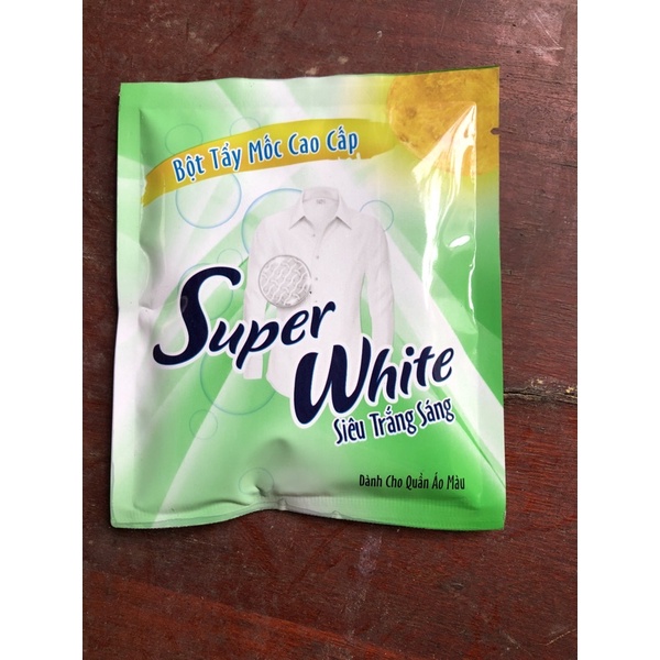 Bột tẩy mốc,tẩy vết ố bẩn quần áo cao cấp Supper White (Bao bì mới)