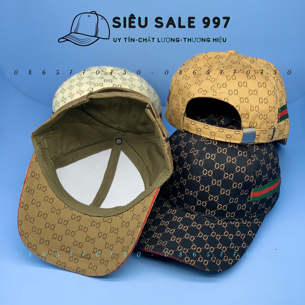 NÓN LƯỠI TRAI G-C NẸP 4 MÀU VẢI DÀY THỜI TRANG NAM NỮ CÁ TÍNH