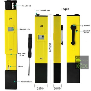 Bút đo PH (PH Meter) Bể Cá Cảnh - Bể Thủy Sinh