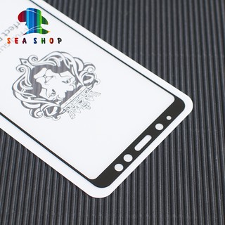 Bộ 2 kính cường lực samsung galaxy a8 2018 - 5d full màn hình / kính cường lực samsung a8 2018