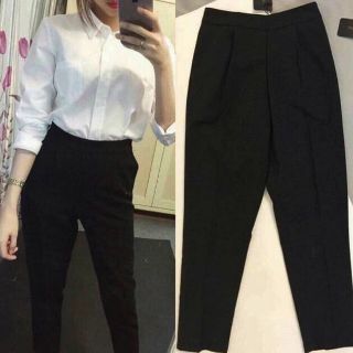 quần baggy công sở lưng chun m056