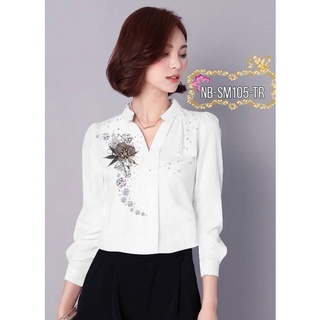 Áo sơ mi trắng hàng 2hand bán trên live shopee