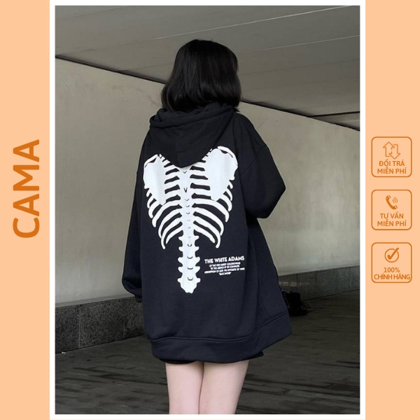 Áo nỉ hoodie nữ form rộng cute hàn quốc CaMa Store M382