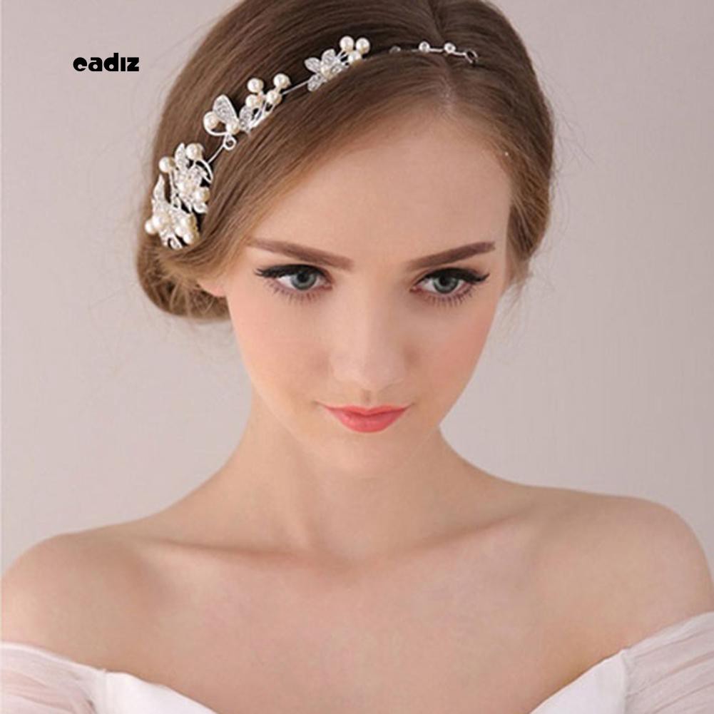 Cài tóc hoa đính đá thời trang dành cho cô dâu