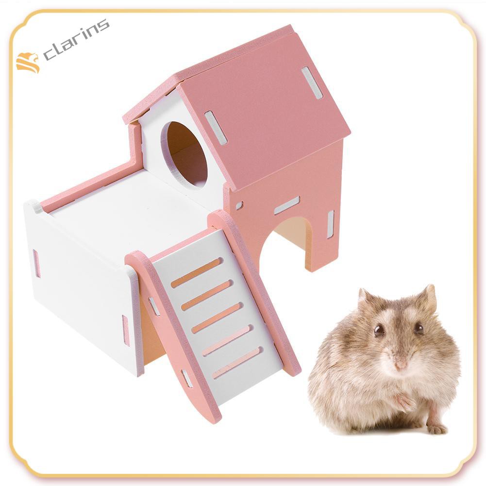 Nhà gỗ thiết kế kiểu dáng xinh xắn cho chuột hamster