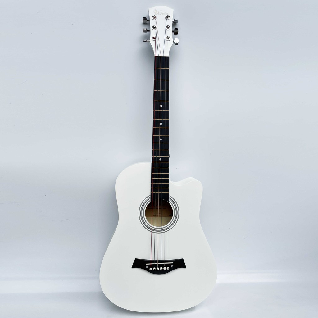 Đàn Guitar Gỗ Đen Nhám Dáng Khuyết Woim GU05