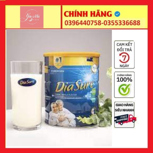 [CHÍNH HÃNG]  Sữa DiaSure sữa non dành cho người tiểu đường hộp 850g date 2024