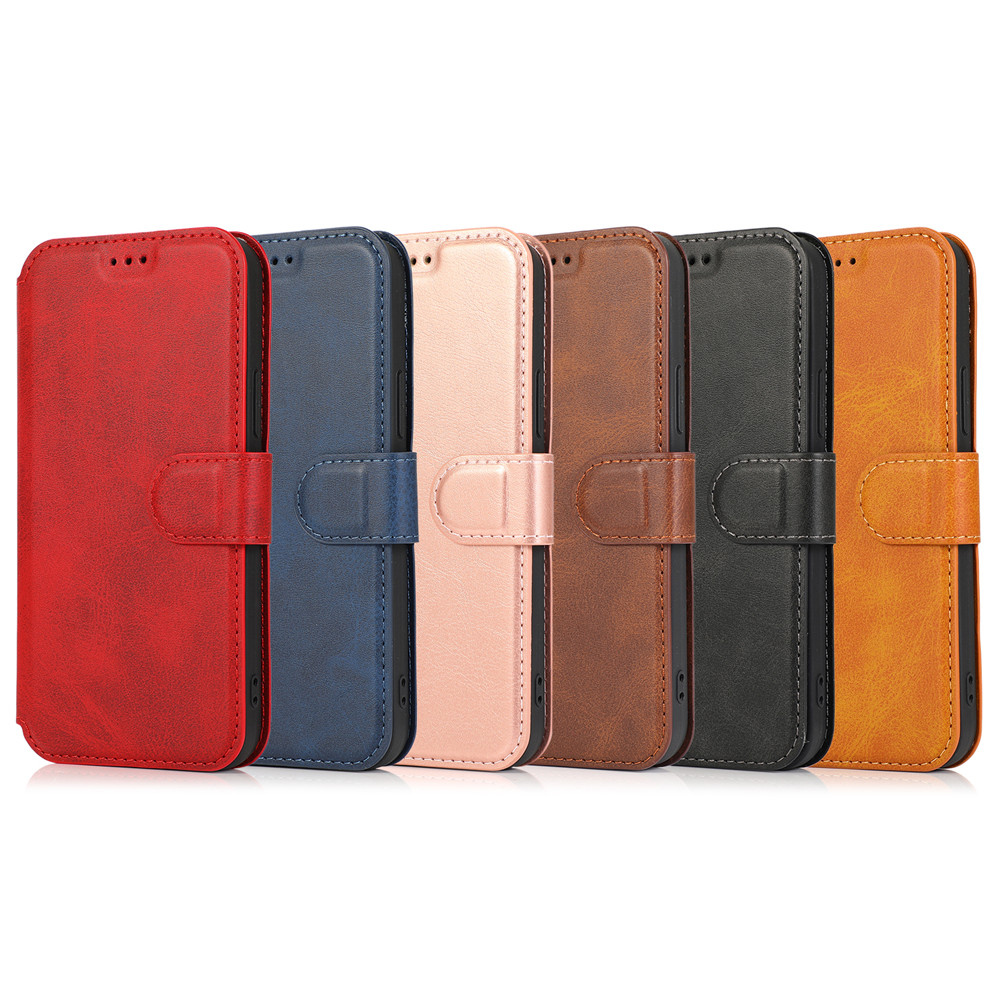 Ốp lưng iPhone 12 Pro Max Soft PU Leather Flip Case With Card Stand Holder Apple iPhone 11 Pro Case iPhone12 mini