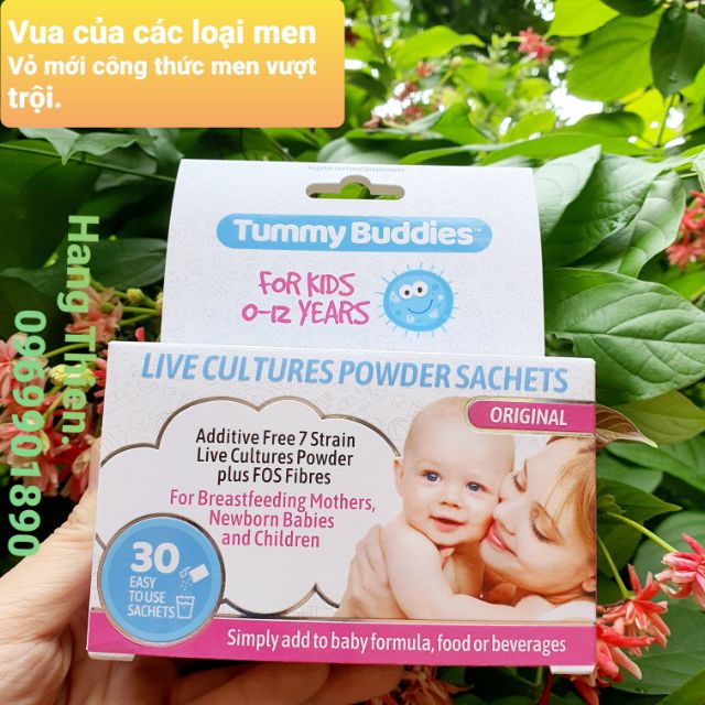 MEN vi sinh Tummy Buddies của Anh