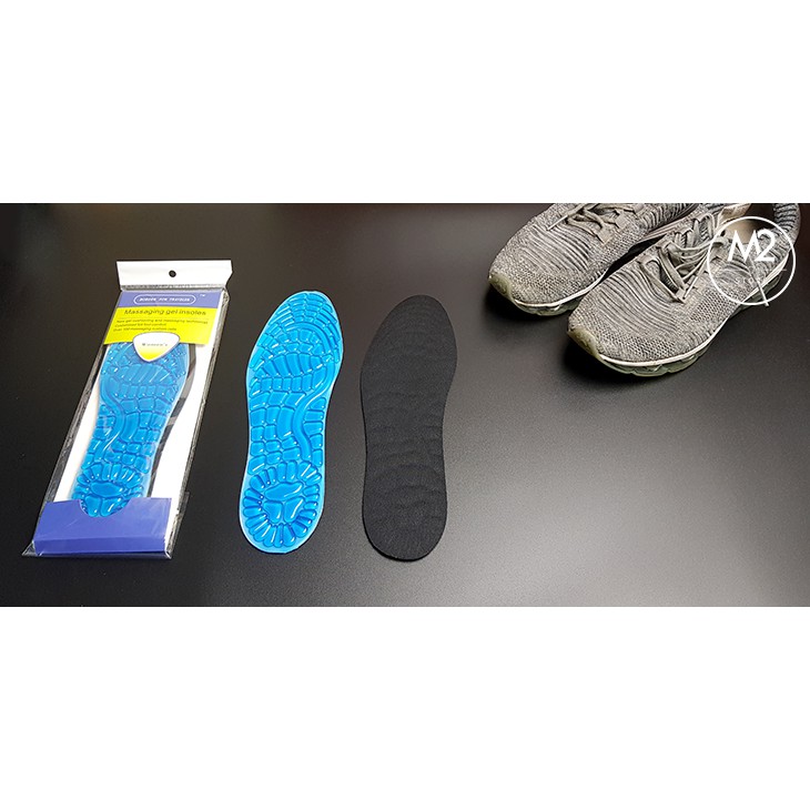 Lót giày êm chân massaging gel insoles cao cấp LGEC02