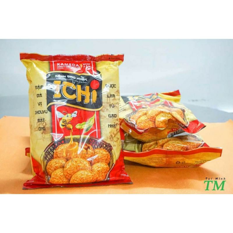 Combo 5 gói Bánh Gạo Nhật Ichi Vị Shouyu Mật Ong (Gói 100g)