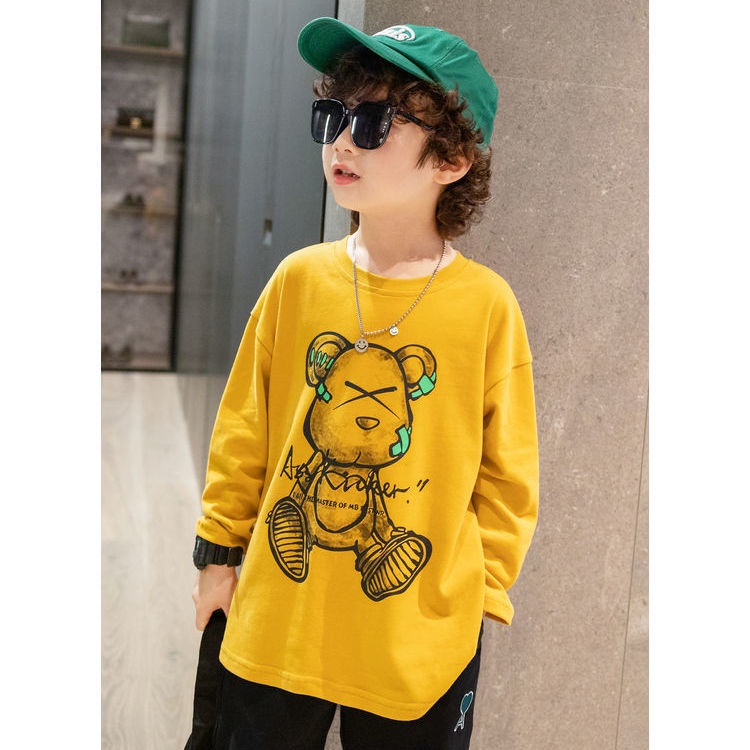 Áo Thun Cotton Phong Cách Hàn Quốc Mới Dành Cho Bé Trai