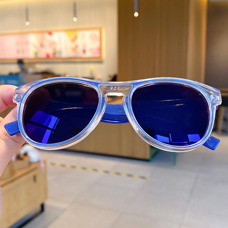 Kính Mát Chống Tia UV Kiểu Dáng Hoạt Hình Dễ Thương Cho Bé