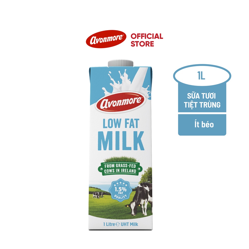 Sữa Tươi Avonmore ít béo 1l - 1 hộp