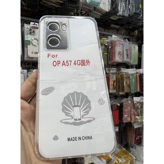 Ốp Oppo A57 4G (2022) dẻo trong suốt, viền bảo vệ camera.