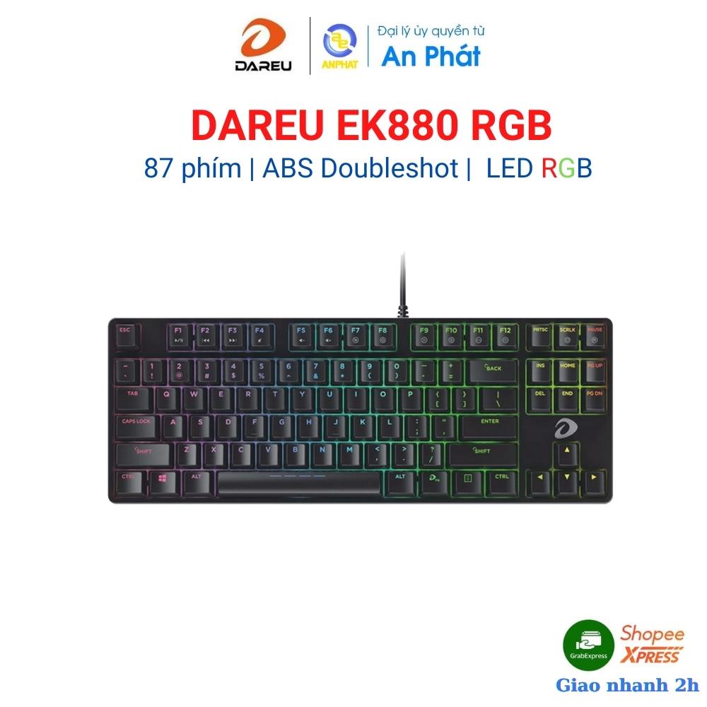 Bàn phím cơ DareU EK880 RGB Hàng chính hãng BH 24 tháng