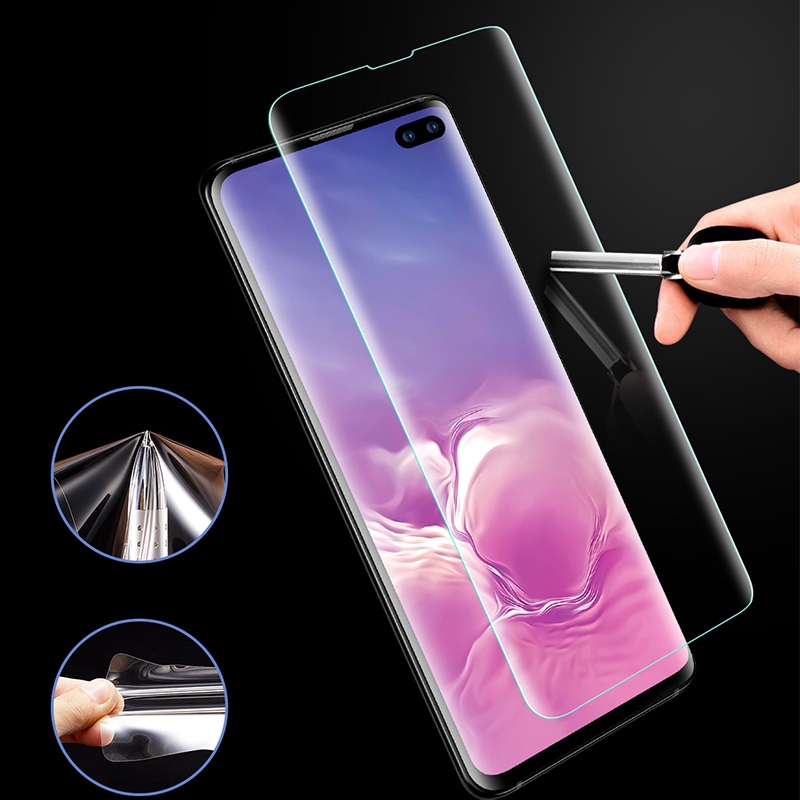 15D Full Curved Screen Protector Hydrogel Film Sony Xperia 1 10 Plus sony XZ5 Protective Film Cover