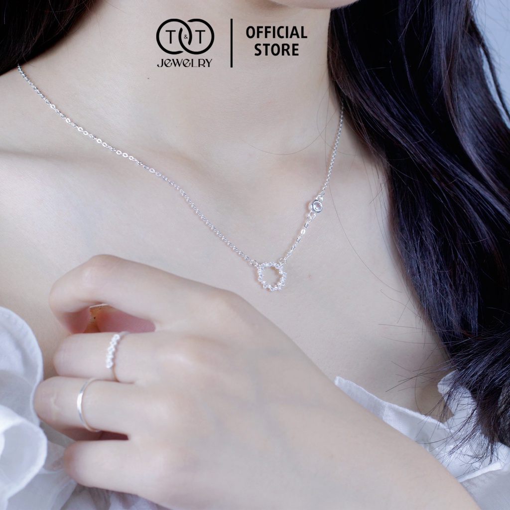 Dây chuyền Bạc nữ Huyền Thoại Biển Xanh s925 T&amp;T Jewelry cao cấp DC05